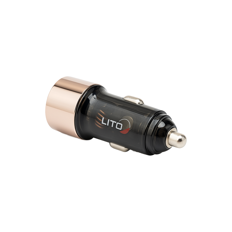LITO IN-C04 Transparent Metal Car Charger