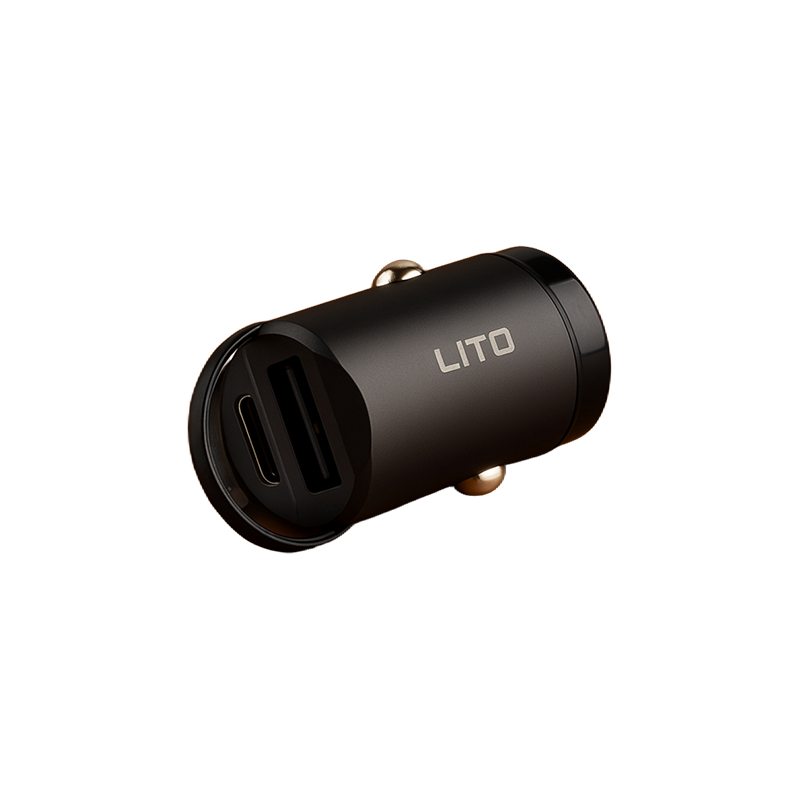 LITO PD 60W Mini Metal Car Charger IN-C03